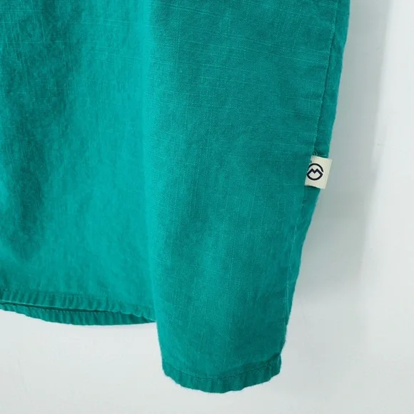 Magellan Outdoors Men's Turquoise Button Down Short Sleeve Shirt Size Large - Picture 5 of 5
